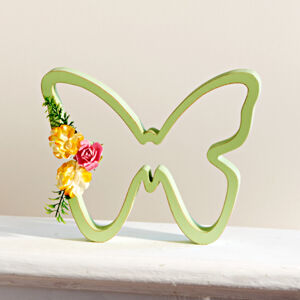 Magnet 3Pagen Drevený motýľ zelená