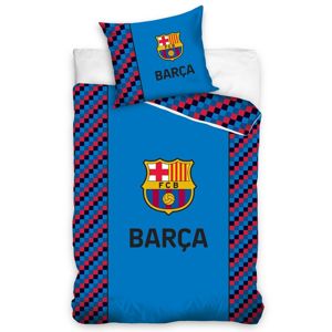 Bavlnené obliečky FC Barcelona Small Cubes, 140 x 200 cm, 70 x 90 cm