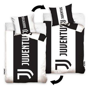 BedTex Bavlnené obliečky FC Juventus Doppio, 140 x 200 cm,  70 x 90 cm
