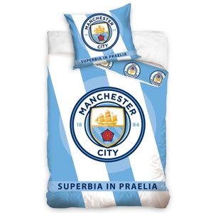 Carbotex Bavlnené obliečky Manchester City Superbia In , 140 x 200 cm, 70 x 80 cm