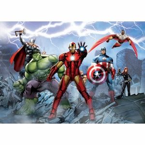AG Art Detská fototapeta XXL Avengers 360 x 270 cm, 4 diely