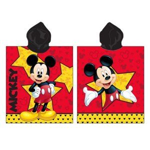 Jerry Fabrics Detské pončo Mickey star, 60 x 120 cm