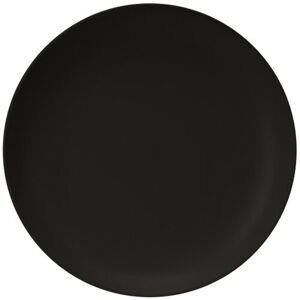 Dezertný tanier Allier, čierna, 20 x 2,5 cm, kamenina