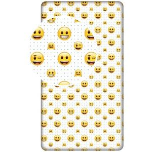 Jerry Fabrics Detské bavlnené prestieradlo Emoji 213, 90 x 200 cm + 25 cm