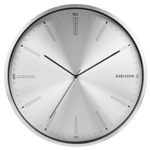 Karlsson 5811SI Dizajnové nástenné hodiny pr. 40 cm