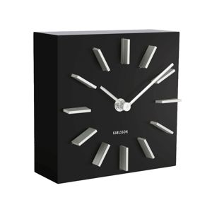 Dizajnové stolové a nástenné hodiny 5781BK Karlsson 15cm