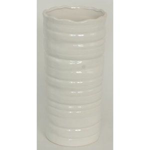 Keramická váza Belmez, biela
