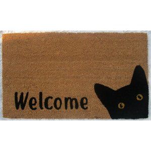 Trade Concept Kokosová rohožka Cat Welcome, 40 x 70 cm
