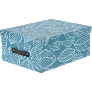 Koopman Dekoračný úložný box s vekom, modrá