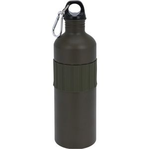 Koopman Športová hliníková fľaša s uzáverom 750 ml, army