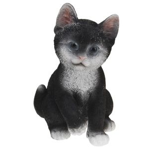 Koopman Záhradná dekorácia Mačka, čierna