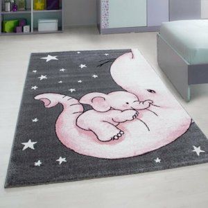 Vopi Kusový detský koberec Kids 560 pink, 120 x 170 cm