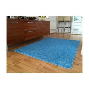 Vopi Kusový koberec Color shaggy modrá