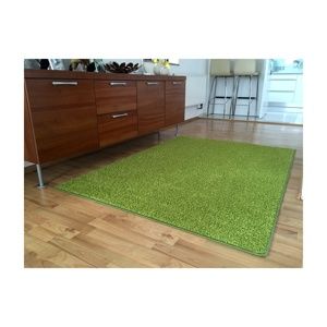 Vopi Kusový koberec Color shaggy zelená