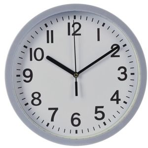Nástenné hodiny Mackay sivá, 22,5 cm