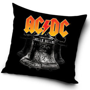 TipTrade Obliečka na vankúšik AC/DC Hells Bells, 45 x 45 cm