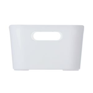 Plastový úložný box, biela