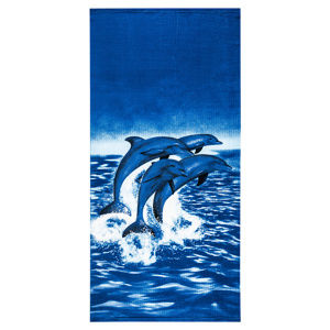 JAHU Plážová osuška Delfíny, 70 x 150 cm