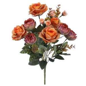 Ruža v pugete, oranžová, 26 x 36 cm