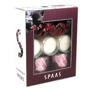 SPAAS Vianočný darčekový box so sviečkami a dekoráciou