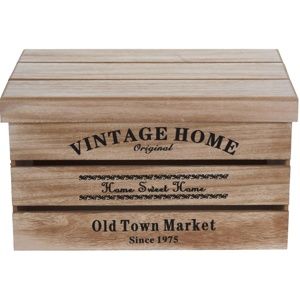 Koopman Sada dekoračných úložných boxov Old Town Market, 3 ks 