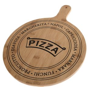 Servírovacia bambusová doštička Pizza, 40,5 x 31 x 1,5 cm