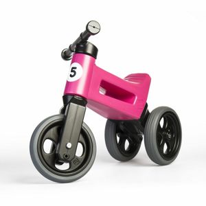 Teddies FUNNY WHEELS Rider Sport růžové 2v1 28/30cm