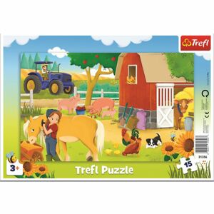Trefl Na farmě 15 dielov puzzle