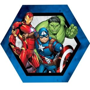 Jerry Fabrics Tvarovaný vankúšik Avengers group, 31 x 24 cm