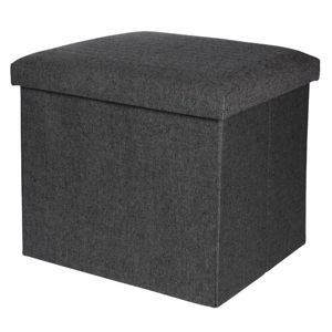 Úložný sedací box Faro tmavosivá, 38 x 38 cm