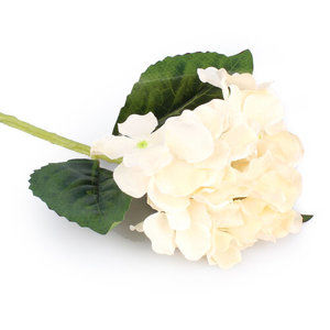Umelá kvetina Hortenzia biela, 