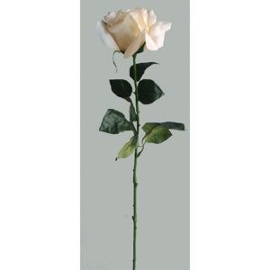 Umelá kvetina Ruža biela, 60 cm