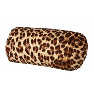 Modom Vankúš valec s guľôčkami leopard, hnedá