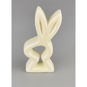 Veľkonočná keramická ozdoba Hlava zajačika, 11,5 cm