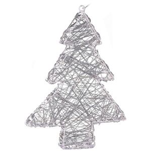 Vianočný drôtený stromček Rivoli strieborná, 20 LED