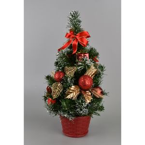 Vianočný stromček Growell červená, 35 cm